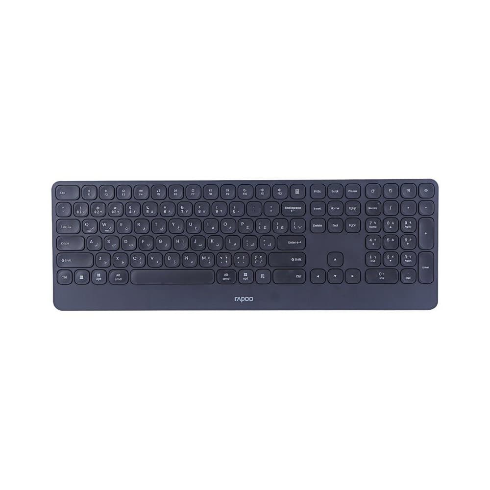 کیبورد و ماوس بی سیم رپو مدل RAPOO WIRELESS KEYBOARD AND MOUSE 9510 M — تصویر ۳