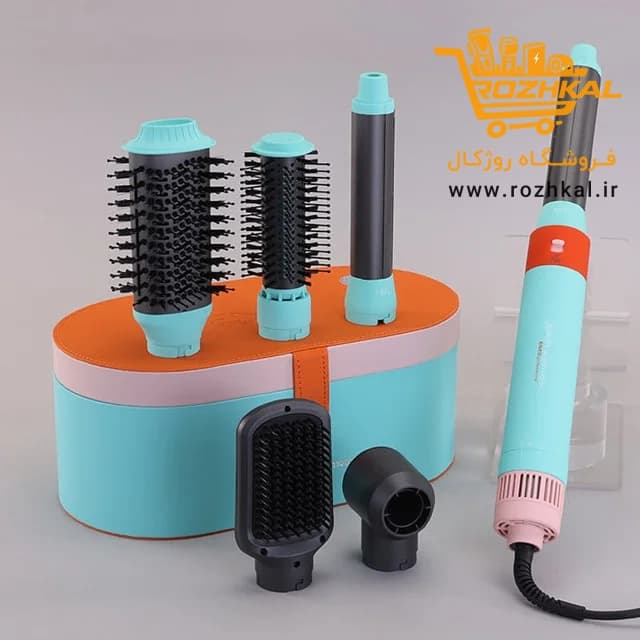 سشوار برس‌ دار انزو پروفیشنال مدل EN-4133 حالت‌دهنده مو چندکاره ، اصل خرید مستقیم، صددرصد تضمین اصالت کالا — تصویر ۶