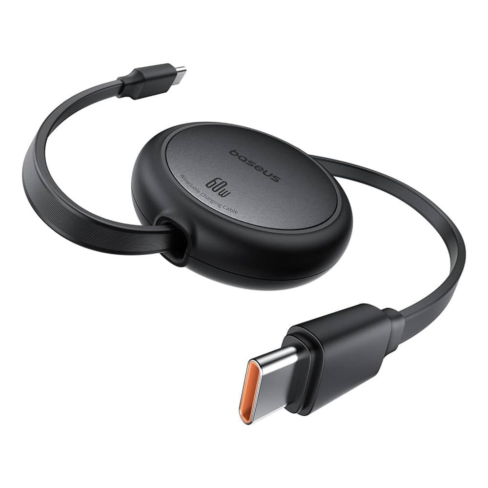 کابل USB-C به USB-C یک متری باسئوس Baseus Free2Pull Mini Charging Cable USB-C to USB-C 60W 1m — تصویر ۳