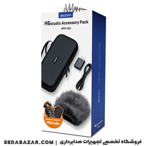 ZOOM APH-6st پک لوازم جانبی و کیف رکوردر زوم استودیو — تصویر ۳