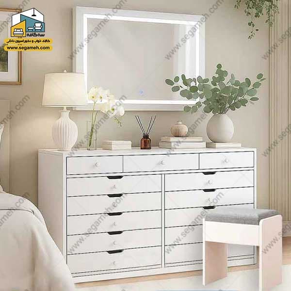 میز آرایش لامپ دار DMP295