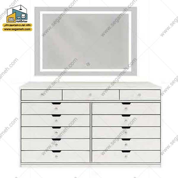میز آرایش لامپ دار DMP295 — تصویر ۲