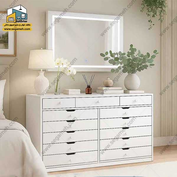 میز آرایش لامپ دار DMP295 — تصویر ۳