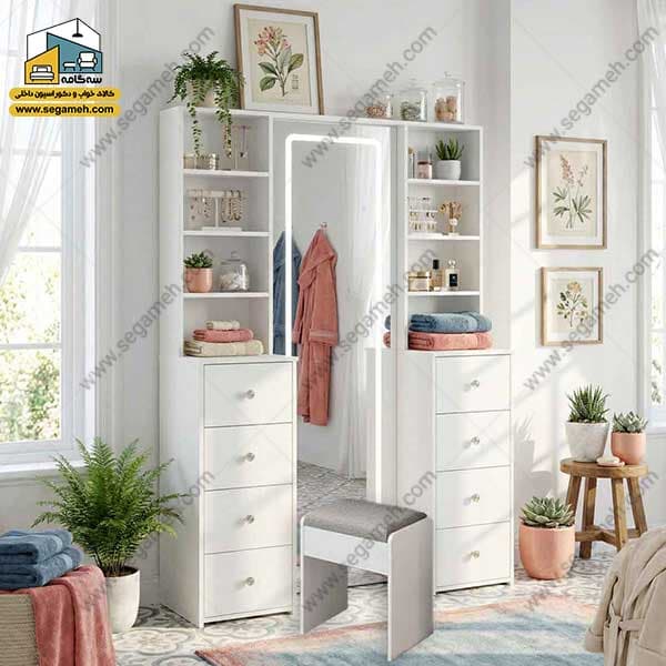 میز آرایش لامپ دار DMP294 — تصویر ۲