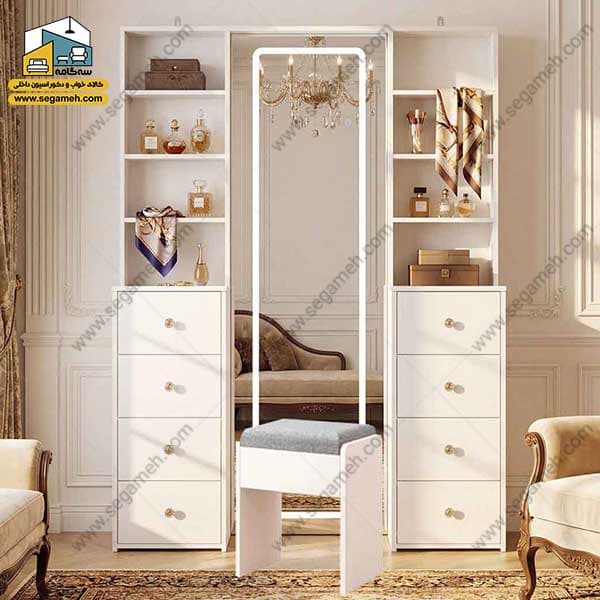 میز آرایش لامپ دار DMP294
