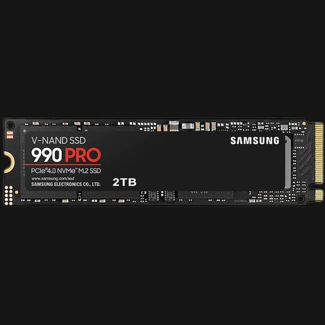 حافظه اس اس دی اینترنال سامسونگ مدل 990Pro M.2 2280 NVMe ظرفیت 2 ترابایت استوک با گارانتی MIT
