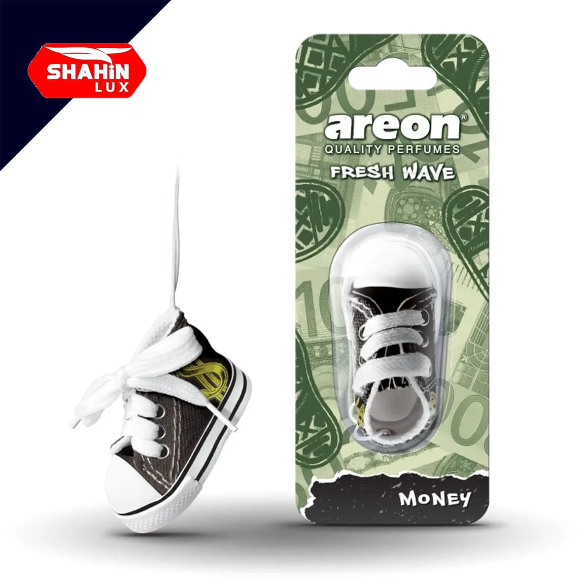 خوشبو کننده خودرو کفشی مانی آرئون فرش ویو Areon Fresh Wave money