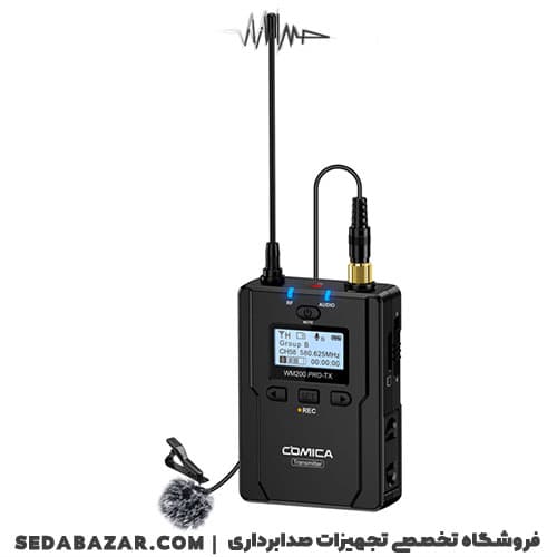 Comica-audio CVM-WM200 هاشف دستی و یقه ای — تصویر ۳