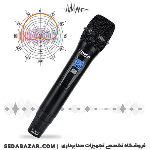 Comica-audio CVM-WM200 هاشف دستی و یقه ای — تصویر ۶
