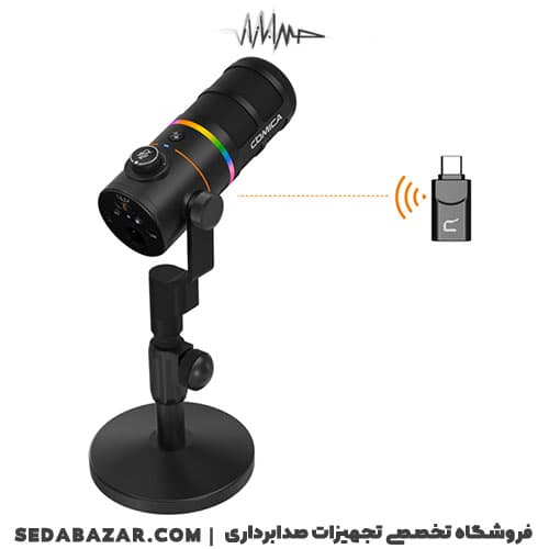 Comica-audioEJoy D10 PRO میکروفون بی سیم پادکست با دانگل تایپ سی
