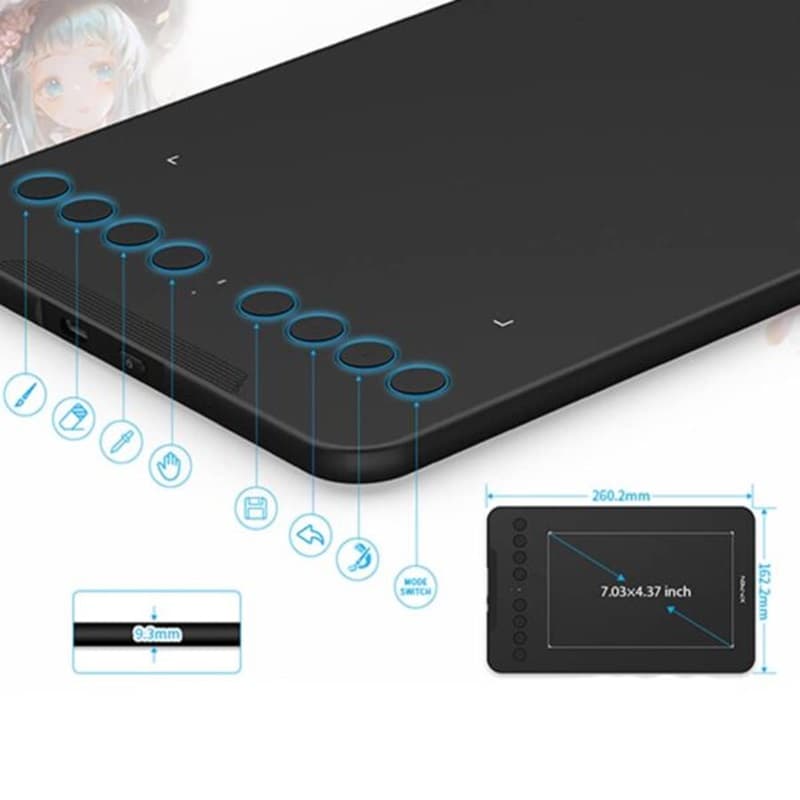 قلم نوری ایکس پی پن مدل XP-Pen Deco Mini 7W — تصویر ۲