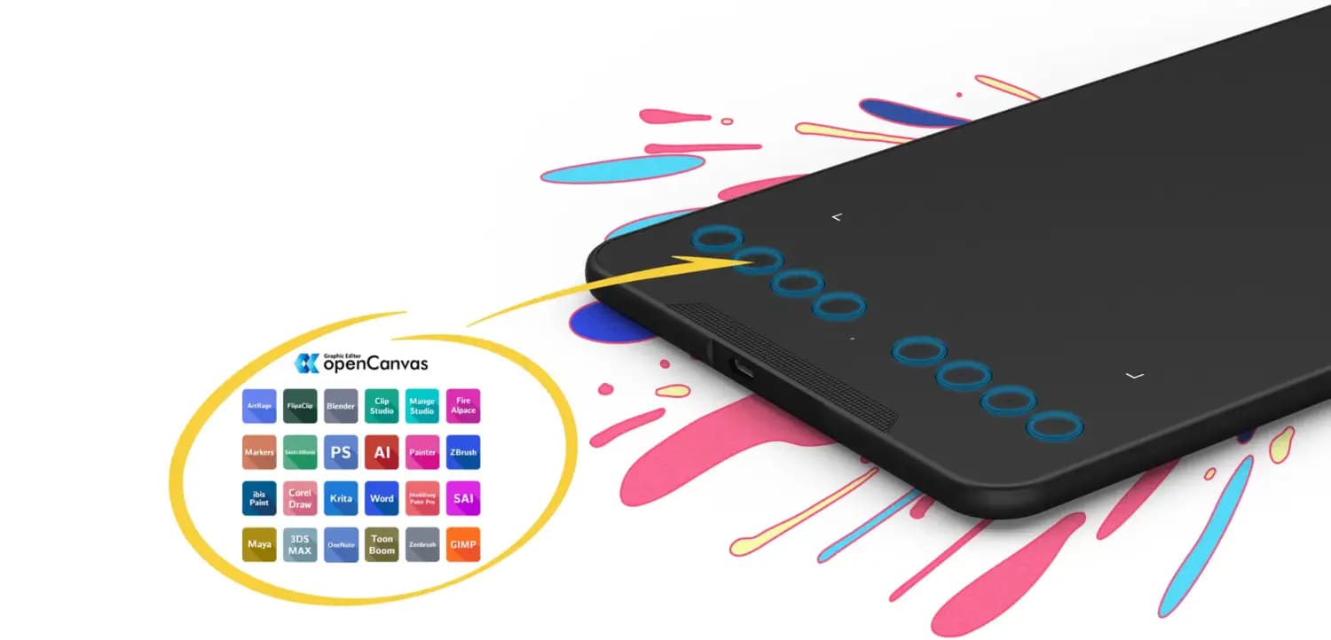 قلم نوری ایکس پی پن مدل XP-Pen Deco Mini7 V2 — تصویر ۸