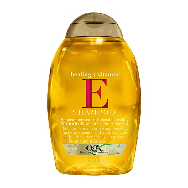 شامپو مو او جی ایکس مدل Vitamin E حجم 385 میلی لیتر