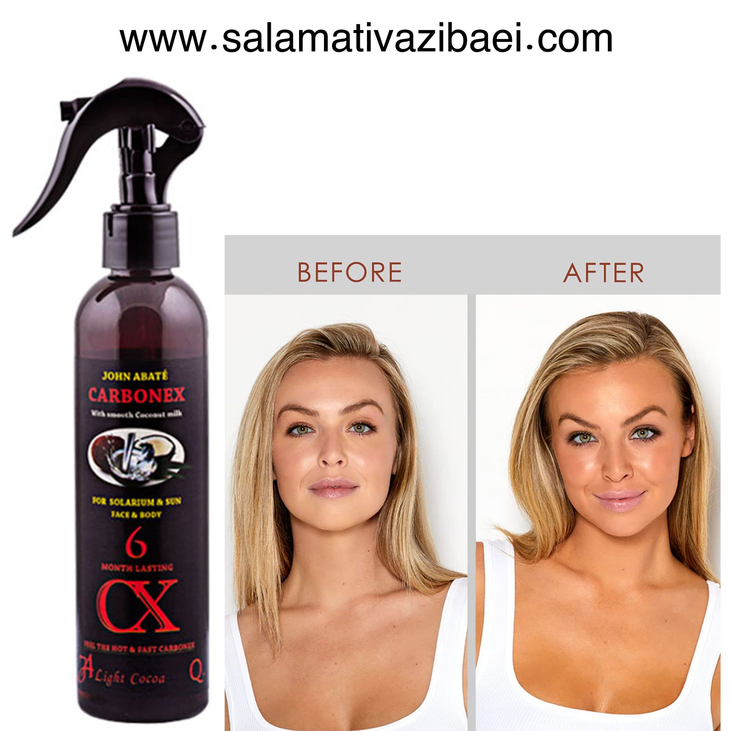 برنزه کننده فوری کربن ایکس آمریکا ( پکیج 6 عددی)- CARBONEX — تصویر ۵
