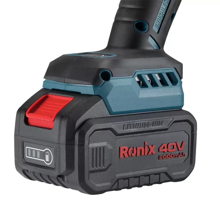 مینی فرز شارژی براشلس 40 ولت رونیکس 8901-40v — تصویر ۳
