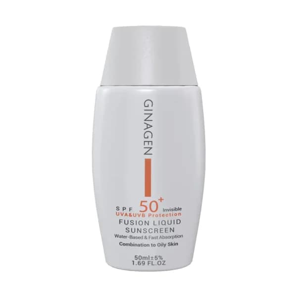 ضد آفتاب بی رنگ پوست چرب SPF50 ژیناژن — تصویر ۲