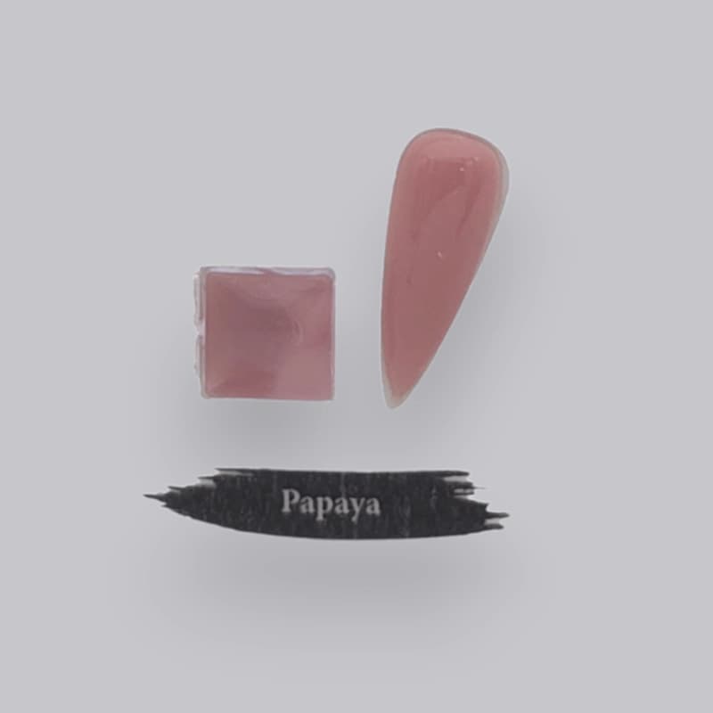 بیلدر ژل سافت کاشت ناخن رویال رز Royal Rose | ژل کاسه‌ای ۳۰ گرمی رنگ پاپایا (Papaya)