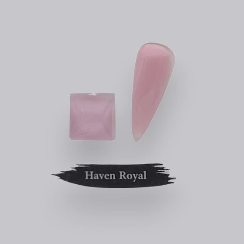 بیلدر ژل سافت کاشت ناخن رویال رز Royal Rose | ژل کاسه‌ای ۳۰ گرمی رنگ صورتی نچرال (Haven Royal)