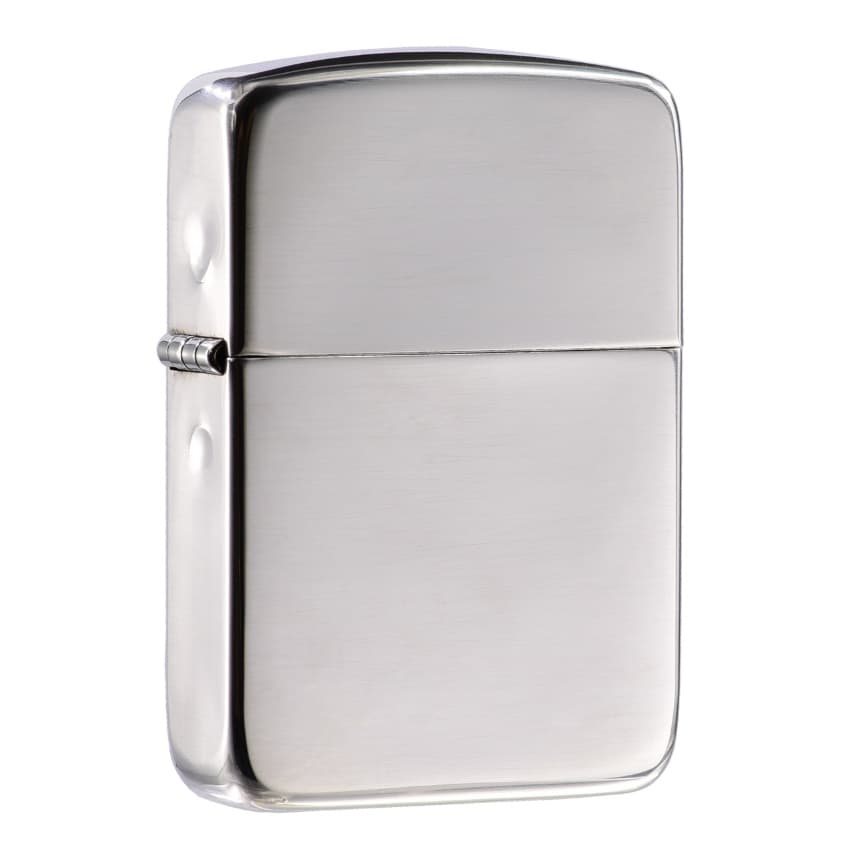 فندک زیپو تمام نقره براق رپلیکا کد 23 Zippo 1941 Hi Polish Sterling Silver