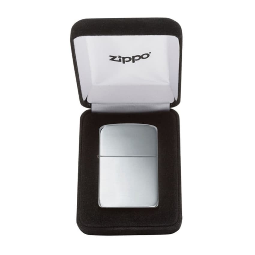 فندک زیپو تمام نقره براق رپلیکا کد 23 Zippo 1941 Hi Polish Sterling Silver — تصویر ۶