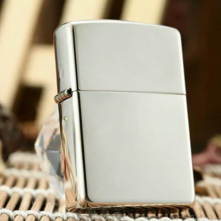 فندک زیپو تمام نقره براق کد 15 Zippo Hi Polish Sterling Silver — تصویر ۸