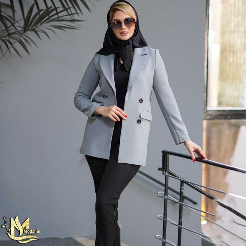 مانتو کتی مازراتی جیب نما کد 223 — تصویر ۲