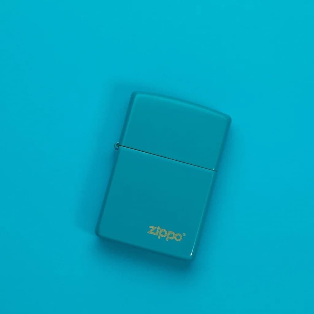 فندک زیپو کد Zippo Classic Flat Turquoise 49454ZL — تصویر ۷