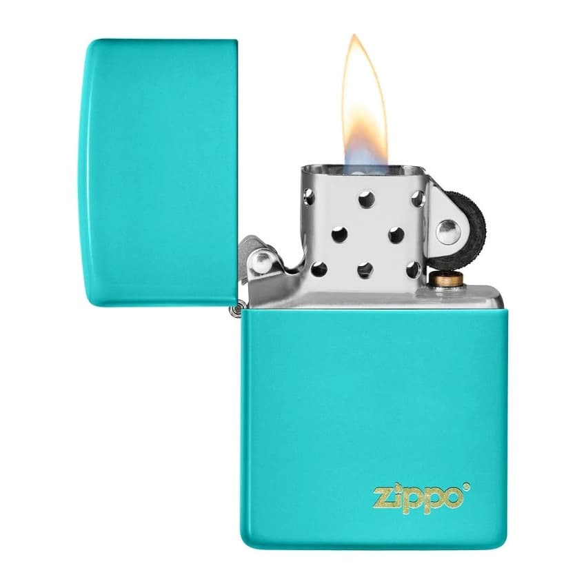 فندک زیپو کد Zippo Classic Flat Turquoise 49454ZL — تصویر ۴