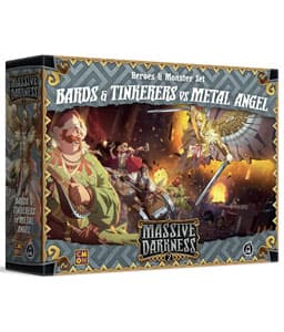 Massive Darkness 2: Heroes & Monster Set – Bards & Tinkerers vs Metal Angel