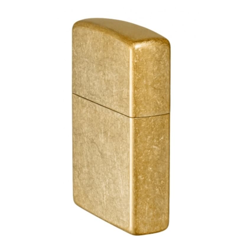 فندک زیپو کد 49477 Zippo Classic Tumbled Brass — تصویر ۲