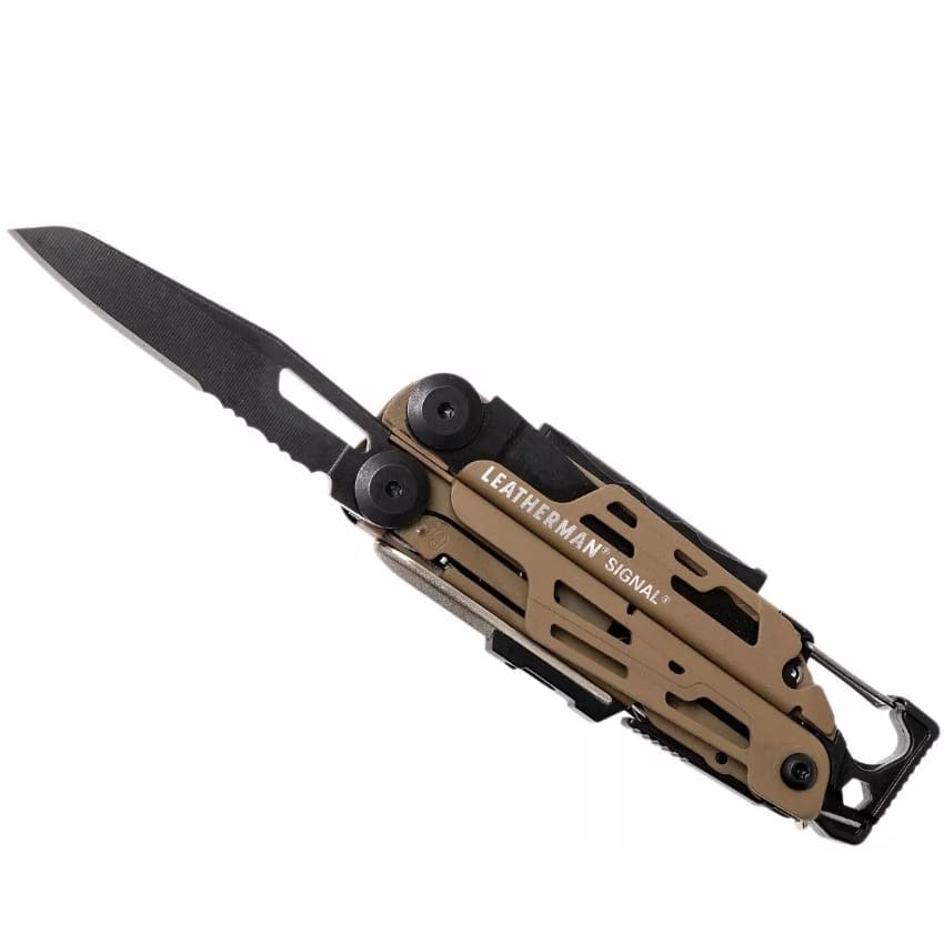 ابزار چندمنظوره لدرمن مدل Leatherman Signal Cayote Tan — تصویر ۸