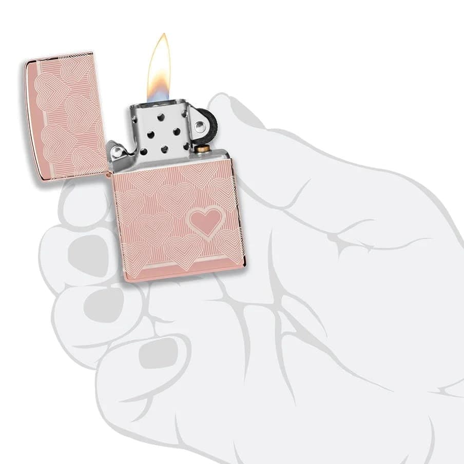 فندک زیپو کد 49811 Zippo Heart Design — تصویر ۷