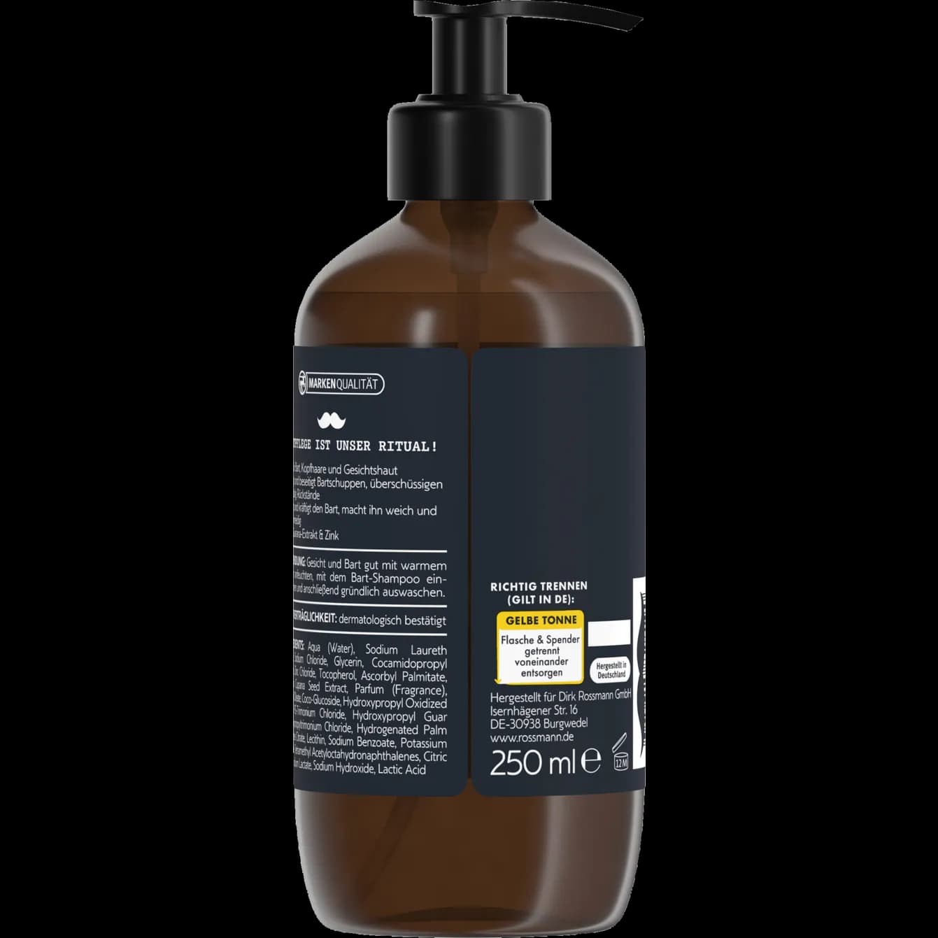 شامپو ریش مردانه ایسانا حجم 250ml — تصویر ۴