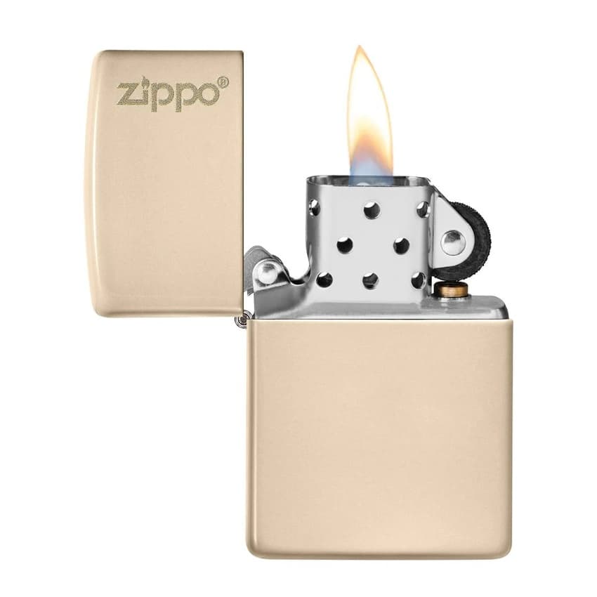 فندک زیپو کد Classic Flat Sand Zippo Logo 49453ZL — تصویر ۳