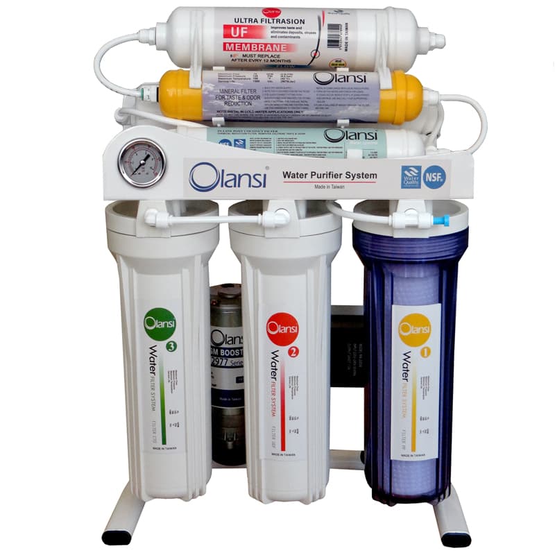 دستگاه تصفیه خانگی اولانسی مدل REVERSE OSMOSIS AT7200 — تصویر ۴
