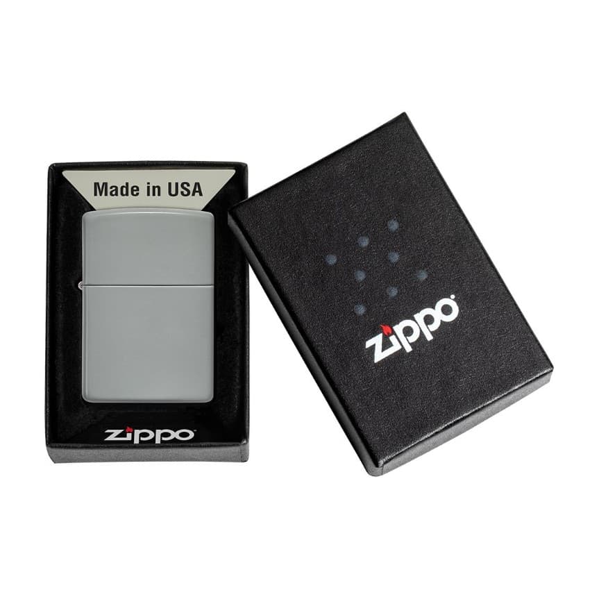 فندک زیپو کد Zippo Classic Flat Grey 49452 — تصویر ۶