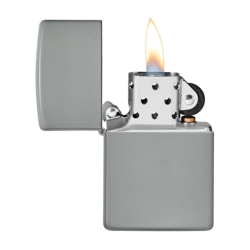 فندک زیپو کد Zippo Classic Flat Grey 49452 — تصویر ۴