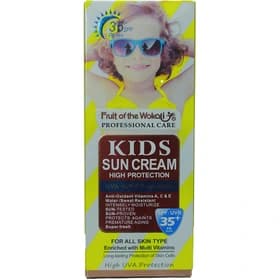 کرم ضد آفتاب کودک spf 35 برند کیدز اصلی 130 میل