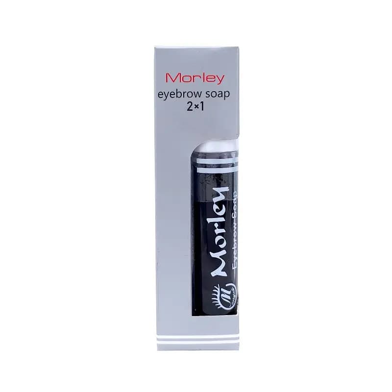 صابون ابرو مشکی 2 در 1 مورلی Morley | ژل لیفت و پرکننده جای خالی ابرو