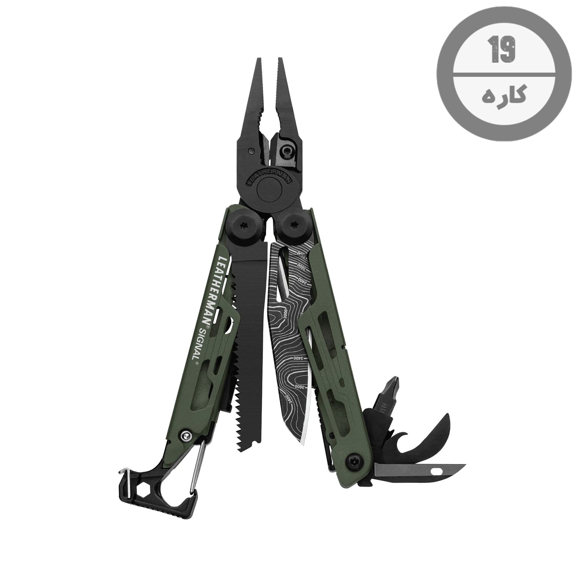 ابزار چندمنظوره لدرمن مدل Signal Green Topo Design