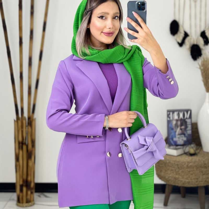 مانتو کتی چهار دکمه کد 598 — تصویر ۲