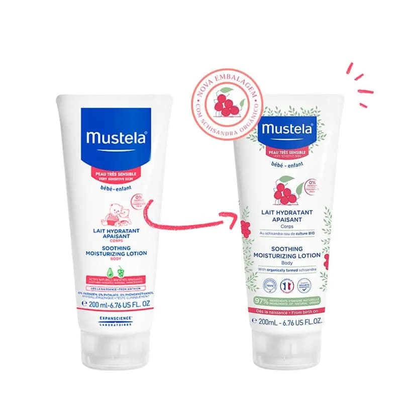 لوسیون بدن کودک ماستلا mustela مرطوب کننده.تسکین دهنده و ضد خارش 200ml — تصویر ۷
