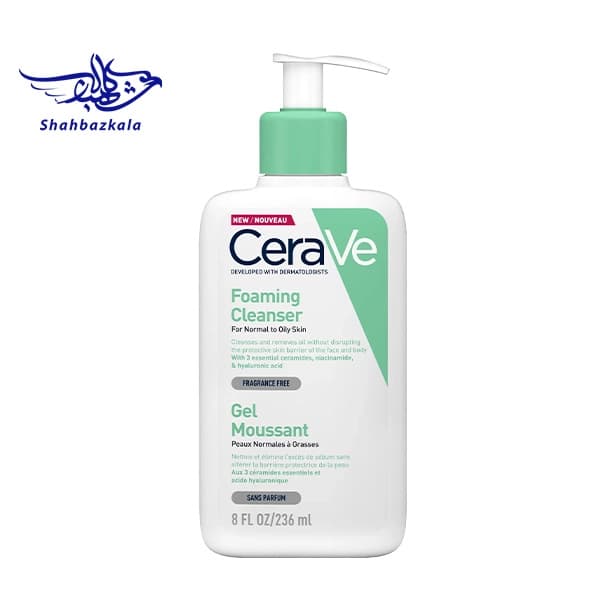 فوم شست‌وشوی صورت سراوی | 236ml