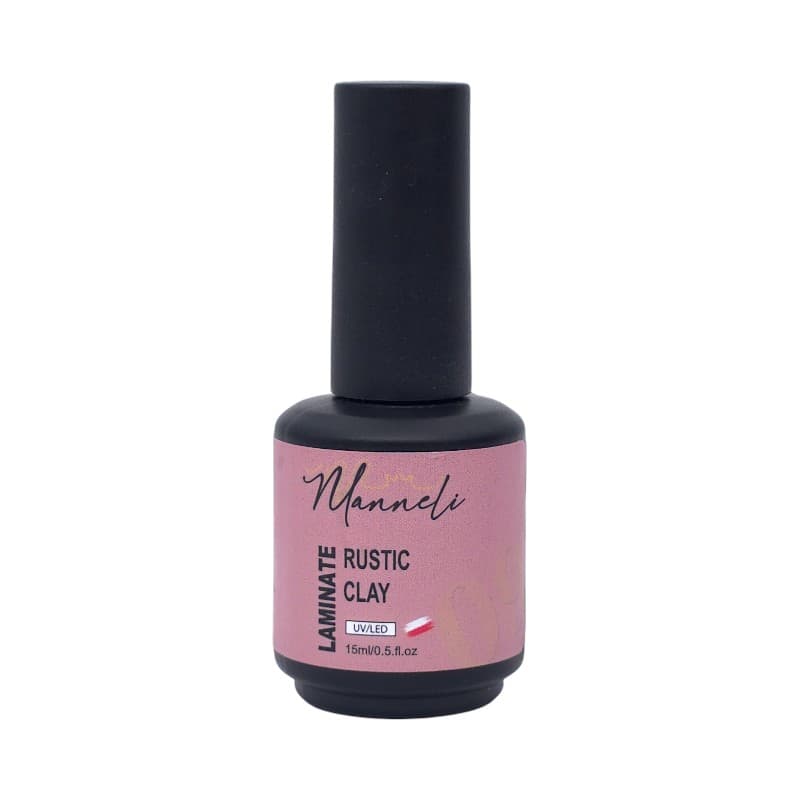 لمینت (رابربیس) کاشت ناخن مانلی Manneli | رنگ Rustic Clay کد: 09 | حجم 15میل