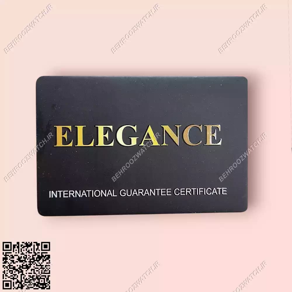 کارت گارانتی ساعت الگانس ( ELEGANCE ) — تصویر ۳