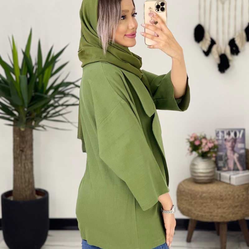 مانتو یقه انگلیسی کد 244 — تصویر ۴