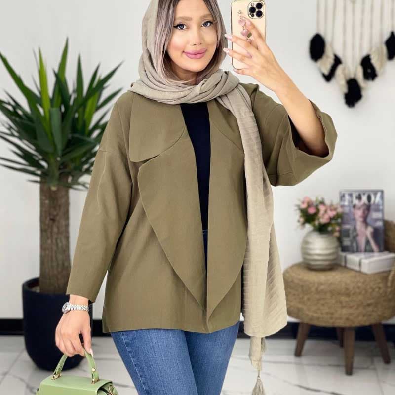 مانتو یقه انگلیسی کد 244 — تصویر ۵