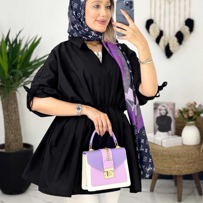 مانتو عروسکی کمر کش کد ۶۱۰ — تصویر ۸