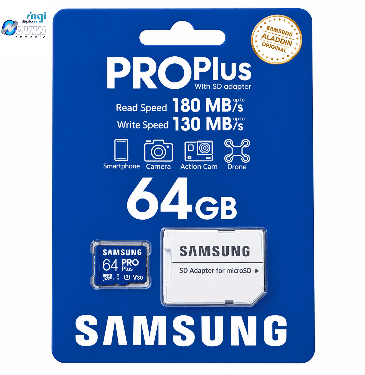 کارت حافظه microSD سامسونگ Samsung PRO Plus 64GB