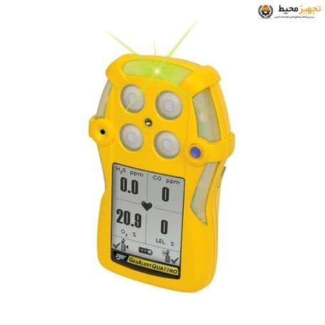 دستگاه گازسنج BW مدل Gas Alert Quattro — تصویر ۳